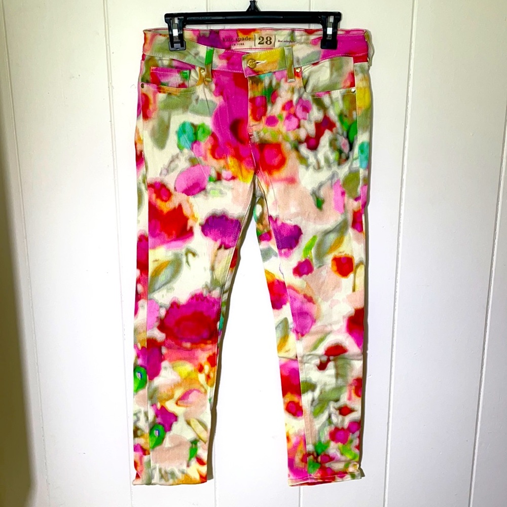 Kate Spade Broome Street Floral Print Size 28